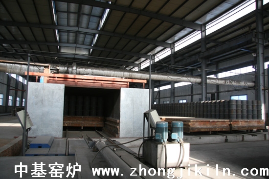 Powder metallurgy sponge iron tunnel kiln-