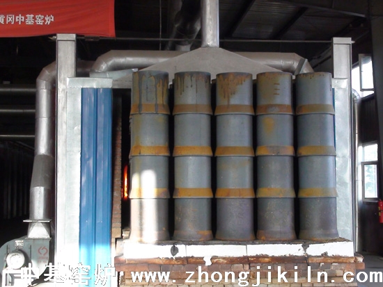 Powder metallurgy sponge iron tunnel kiln