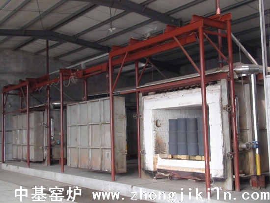 Silicon carbide can shuttle kiln